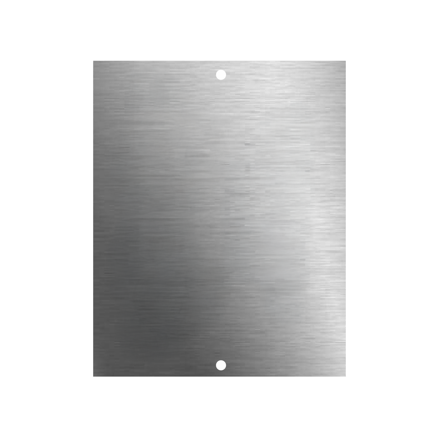 Edelstahl Türschild Werbeschild mit individueller Gravur 100 x 125 mm