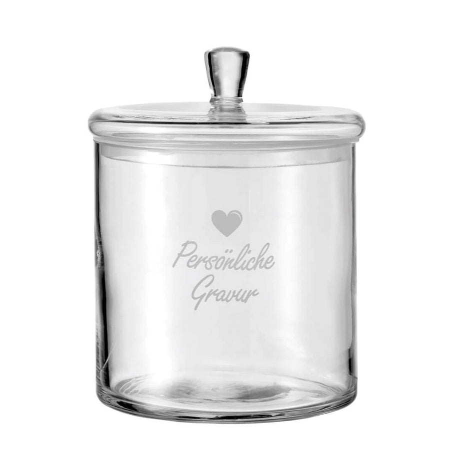 Leonardo Glasdose aus der Serie Top 1,9 Liter mit Gravur