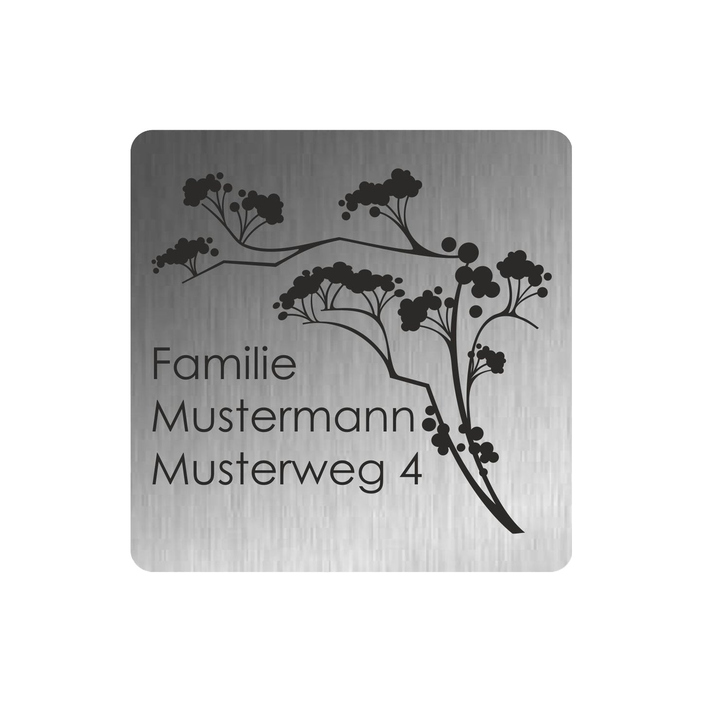 533 Türschild Werbeschild 80 × 80 mm 01