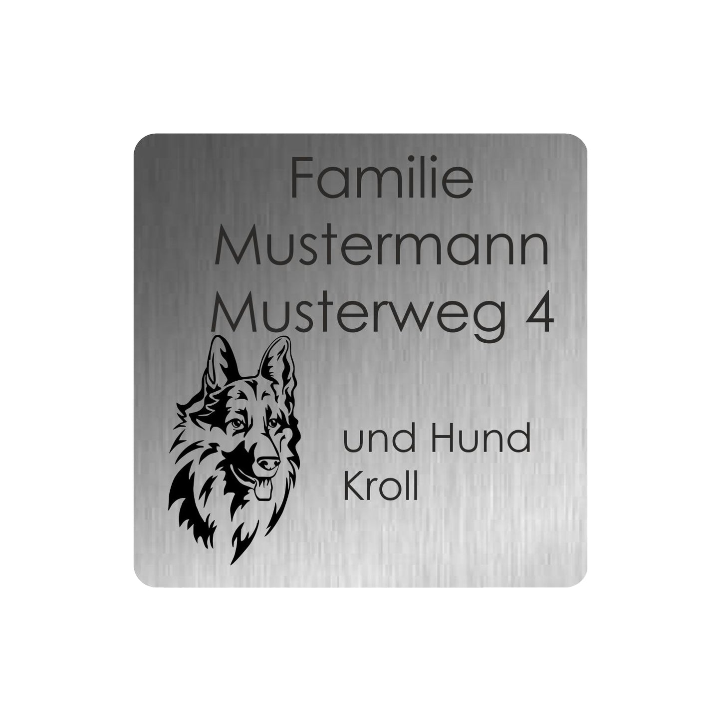533 Türschild Werbeschild 80 × 80 mm 08