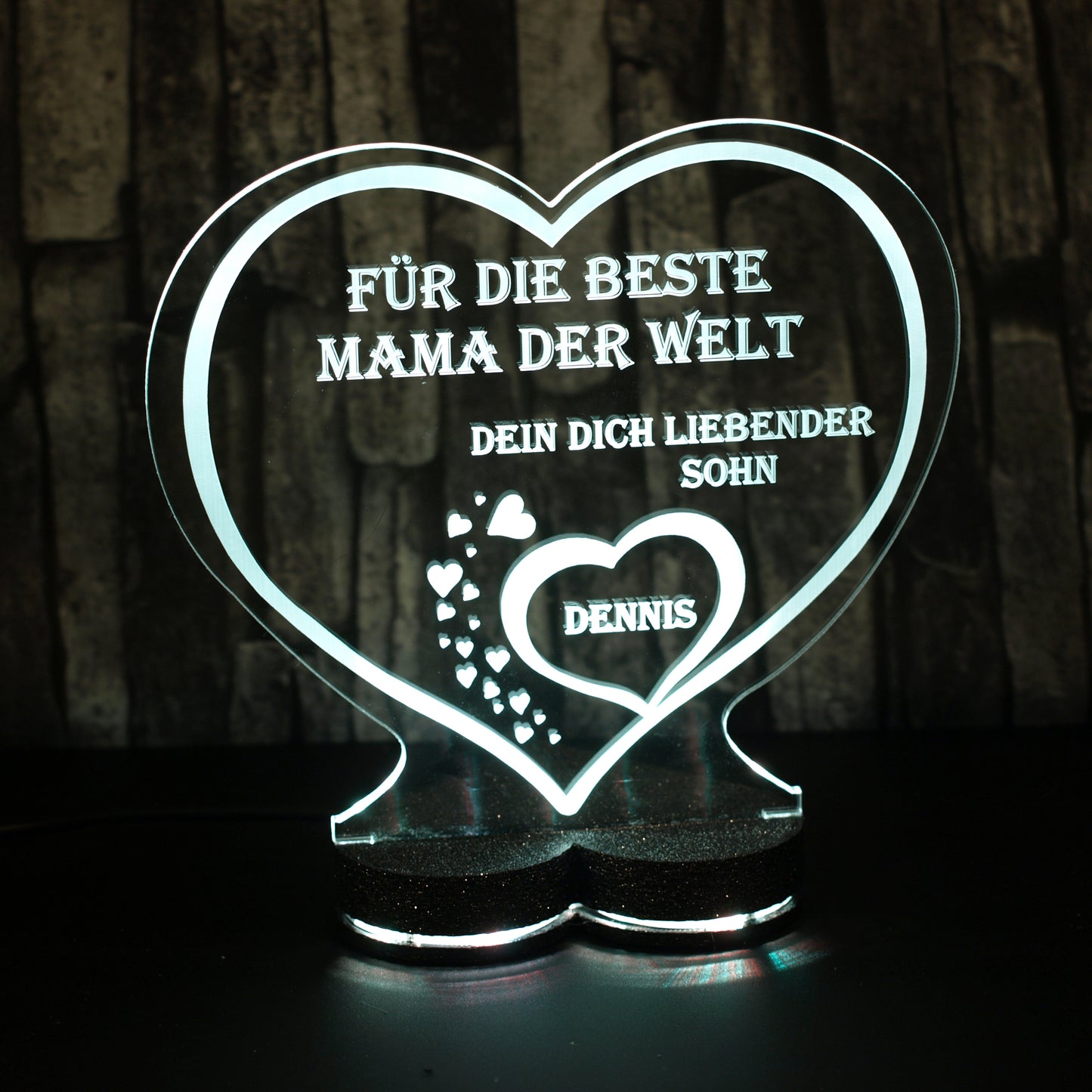 564 Herzsockel Motiv 6 weiß