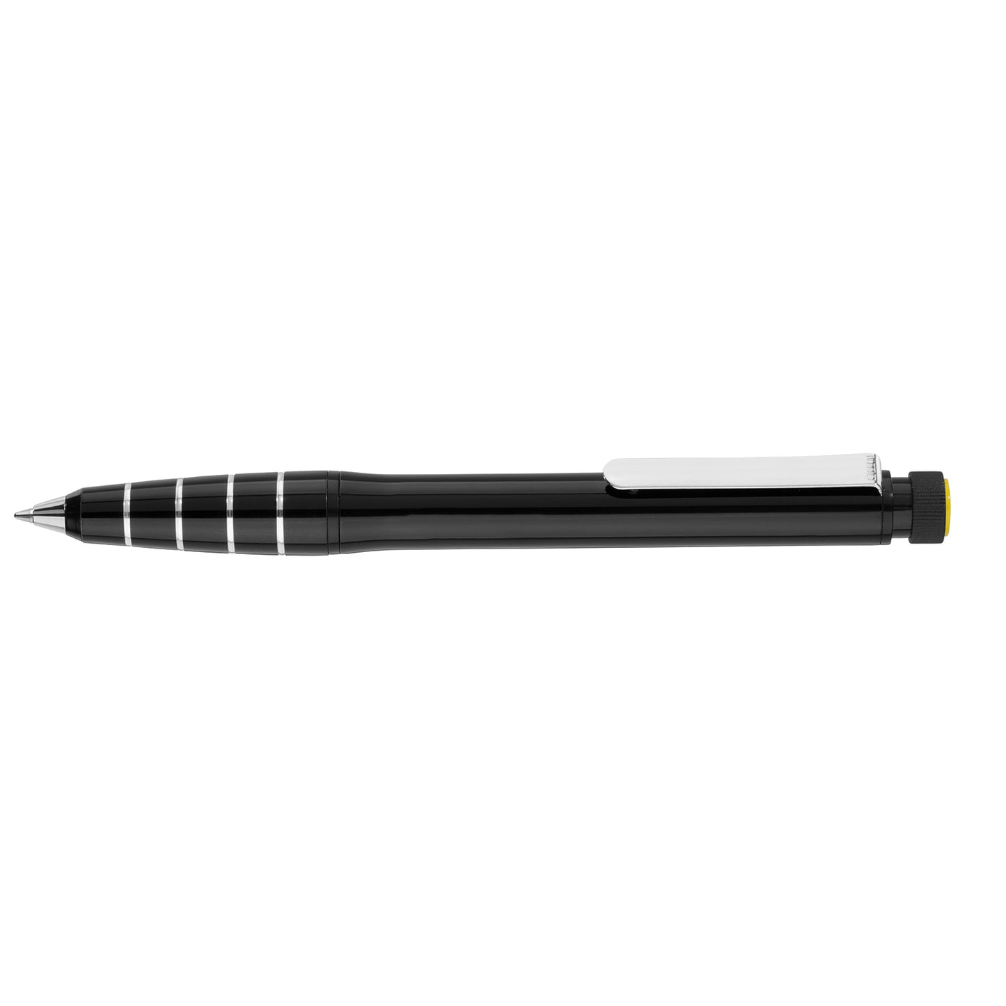 2 in 1 Kugelschreiber schwarz mit Textmarker