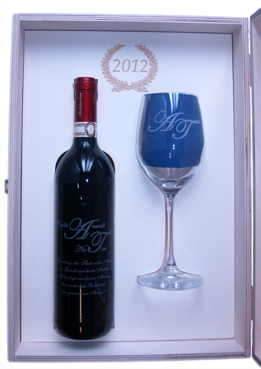 237 Geschenkset Wein 1 Glas