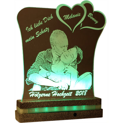 440 Acryl Sockel LED Farbwechsel