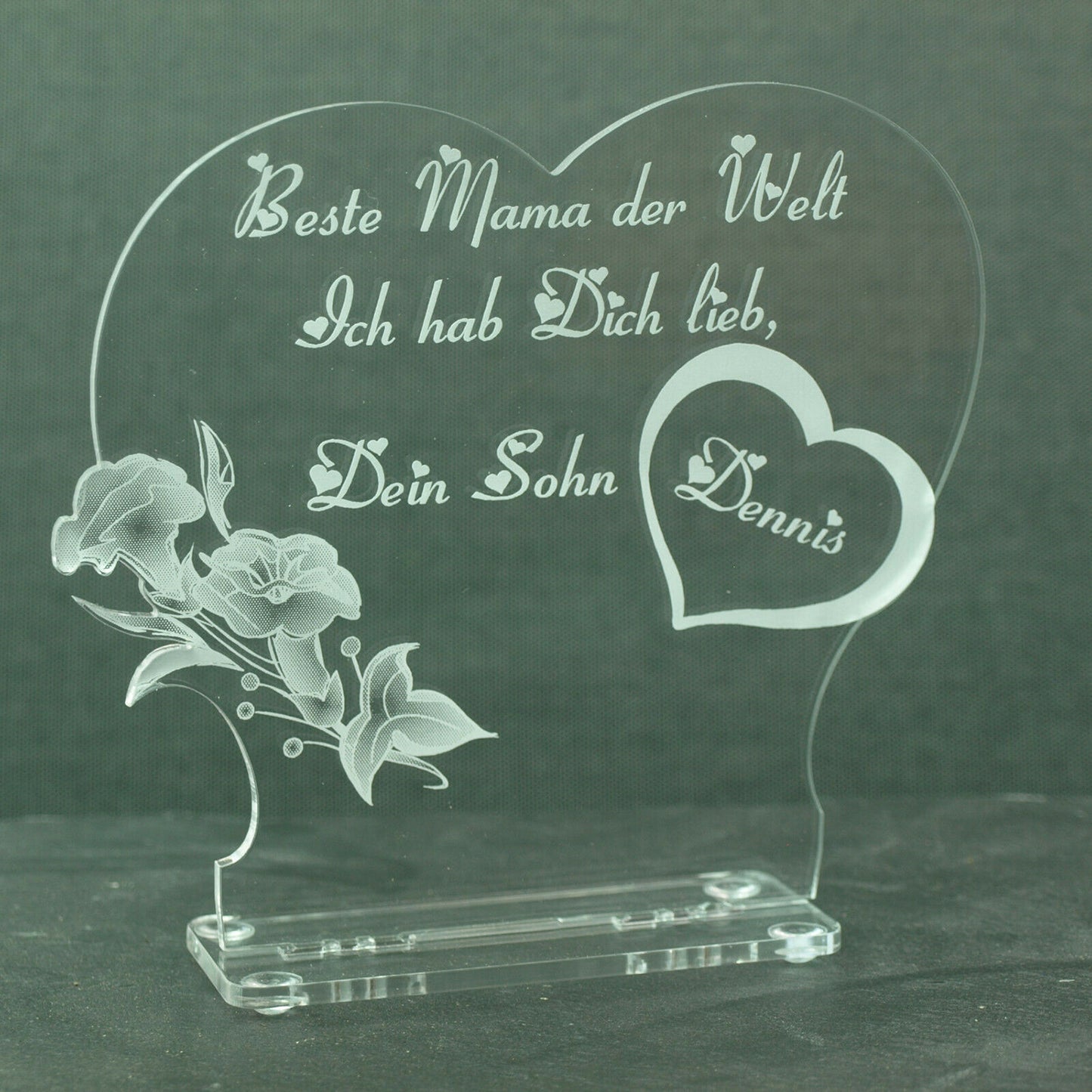 467 Acryl LED Herz ohne