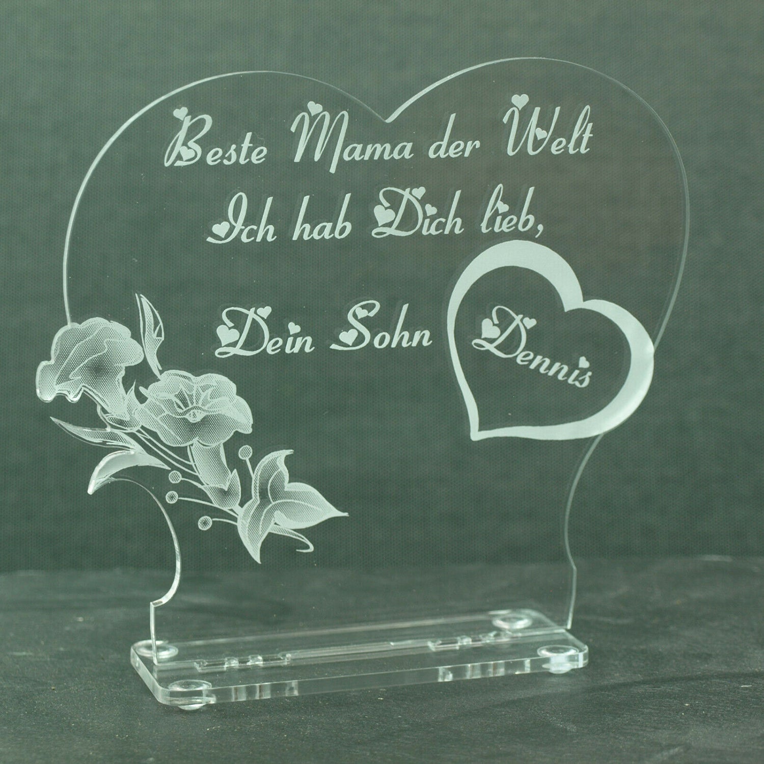 467 Acryl LED Herz ohne