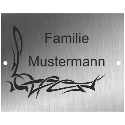 521 Türschild Werbeschild 100 × 125 mm 02