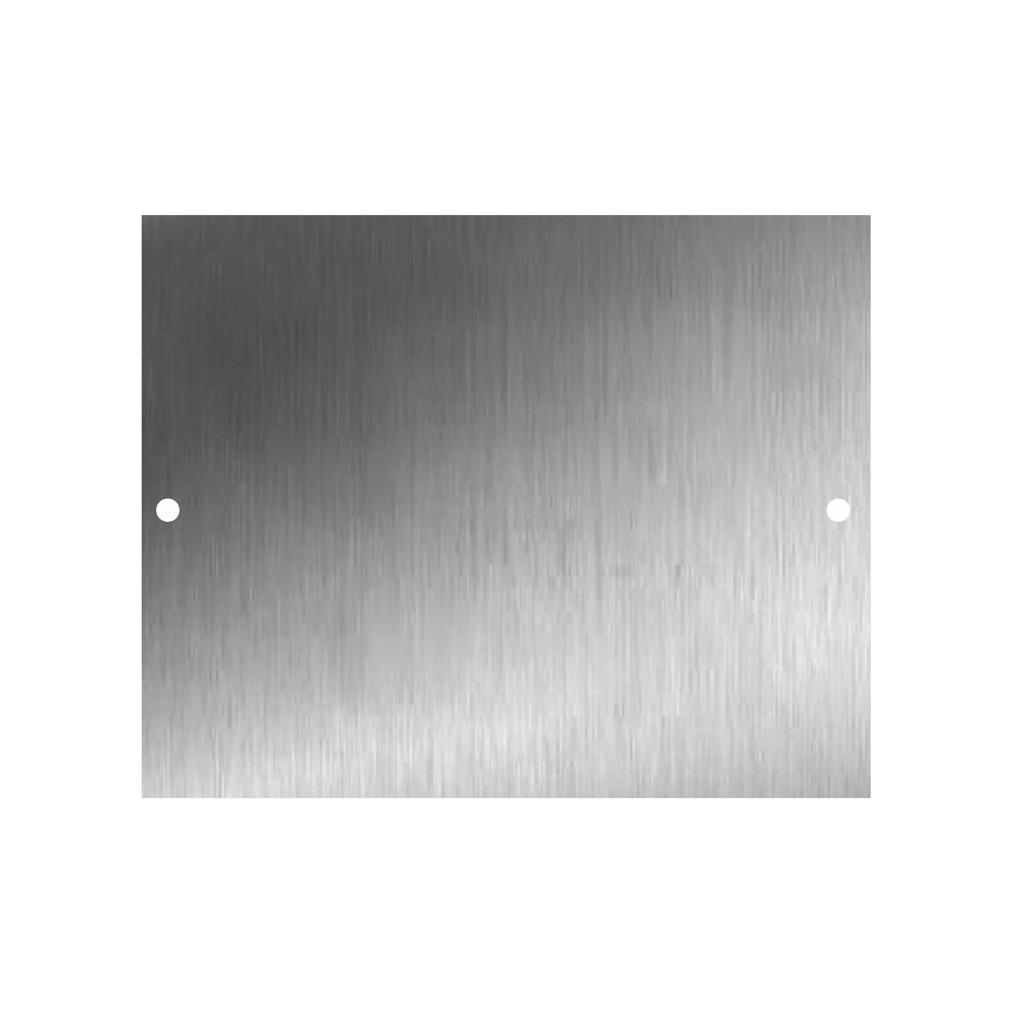 Edelstahl Türschild Werbeschild mit individueller Gravur 100 x 125 mm