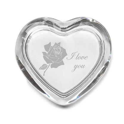 Leonardo Glasdose Herz aus der Serie HEART mit Gravur