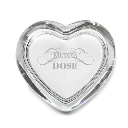 Leonardo Glasdose Herz aus der Serie HEART mit Gravur