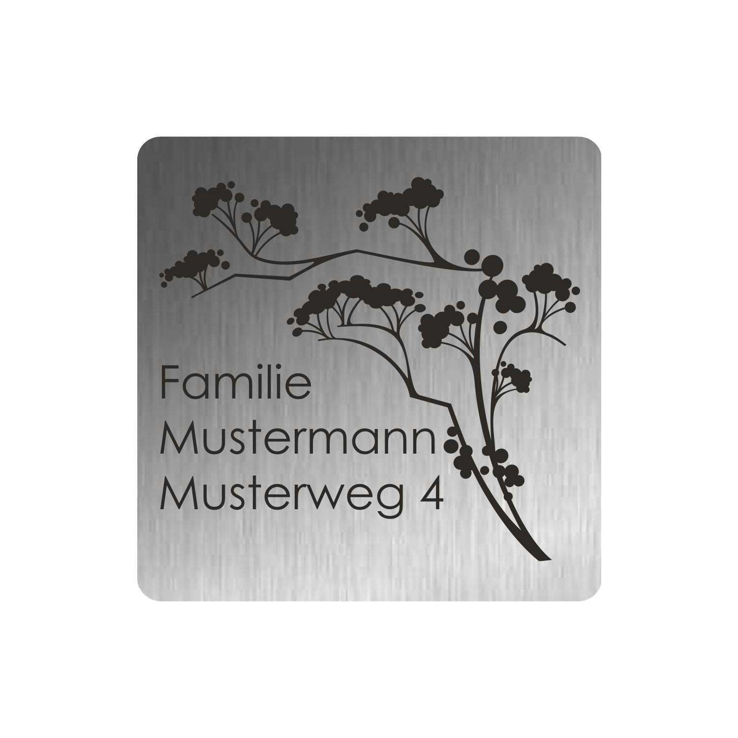 533 Türschild Werbeschild 80 × 80 mm 01