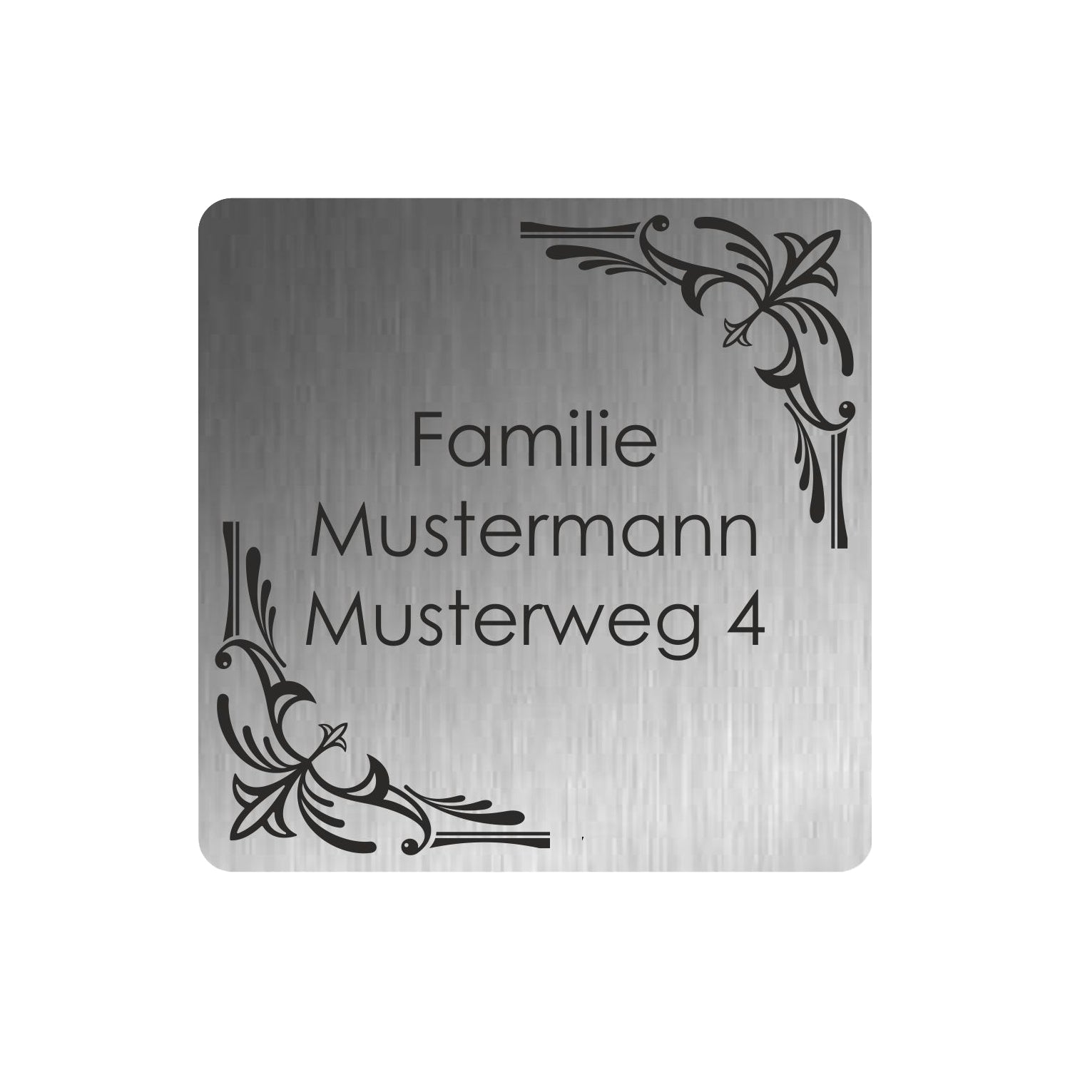 533 Türschild Werbeschild 80 × 80 mm 03
