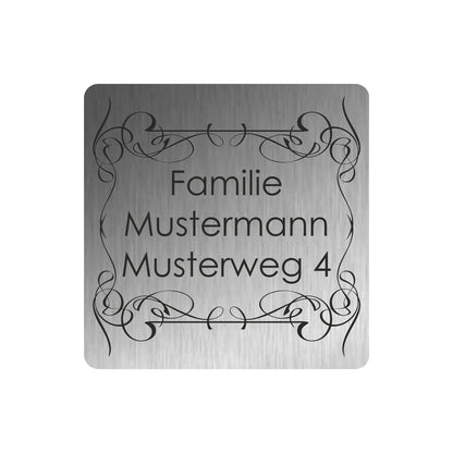 533 Türschild Werbeschild 80 × 80 mm 05