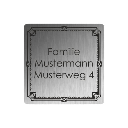533 Türschild Werbeschild 80 × 80 mm 06