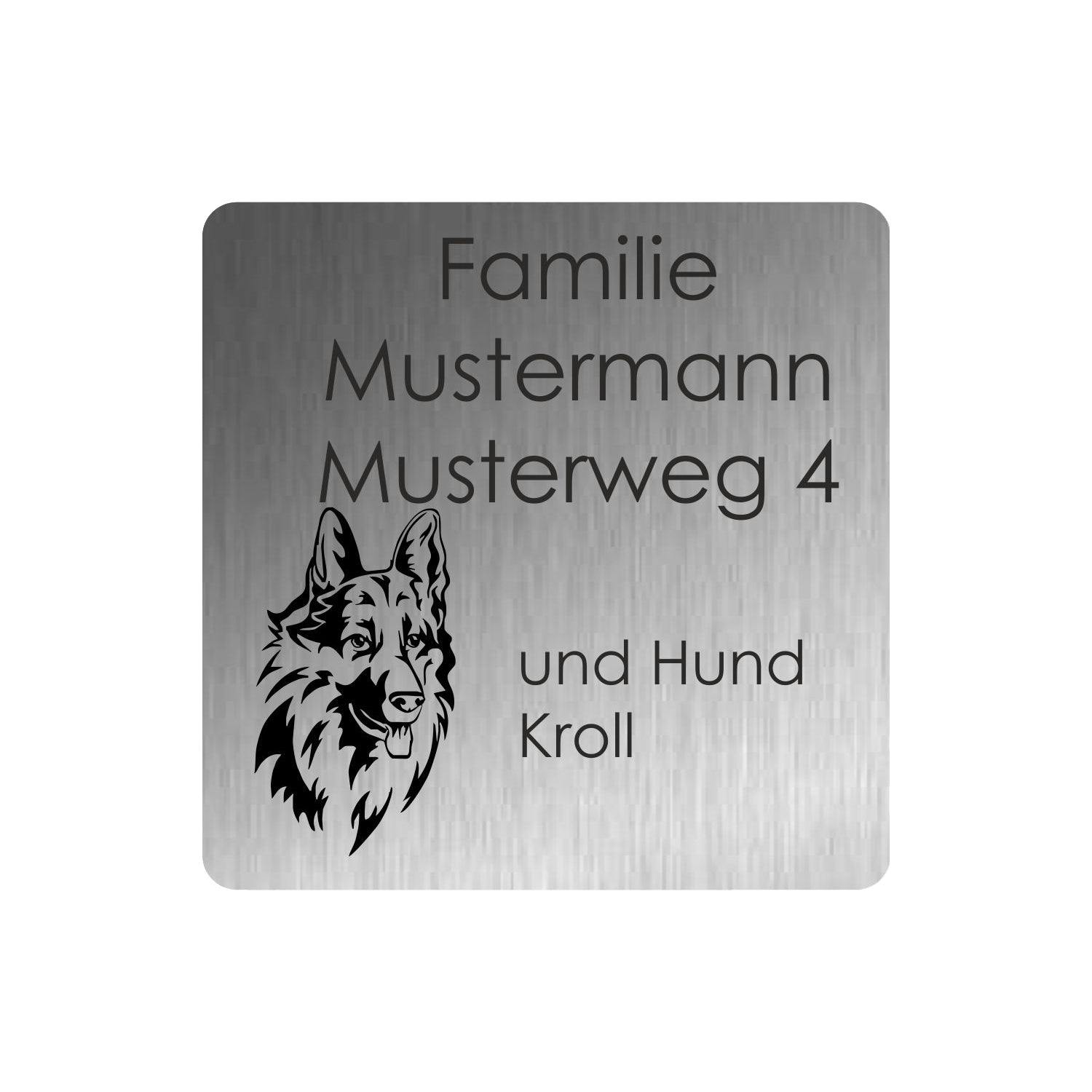 533 Türschild Werbeschild 80 × 80 mm 08