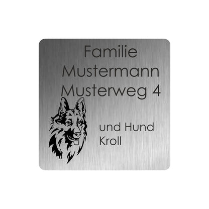 533 Türschild Werbeschild 80 × 80 mm 08
