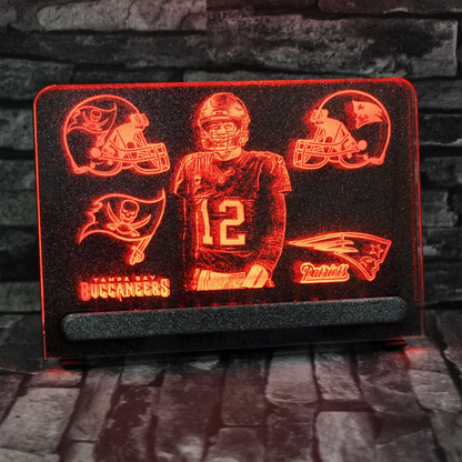 Beleuchtetes Acrylbild in der Größe 200 x 220 mm