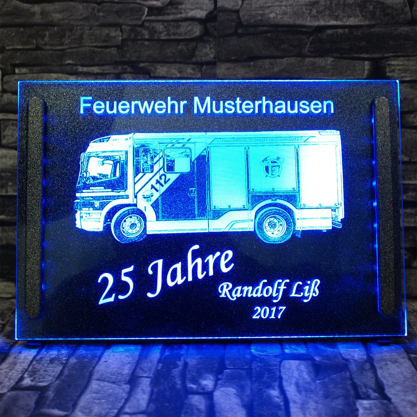 Beleuchtetes Acrylbild in der Größe 295 x 200 mm