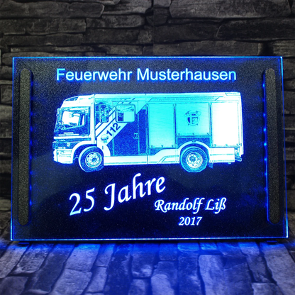 Beleuchtetes Acrylbild in der Größe 295 x 200 mm