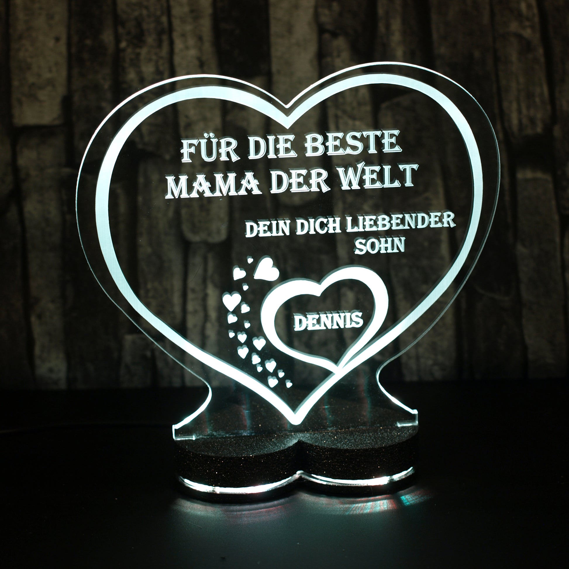 564 Herzsockel Motiv 6 weiß