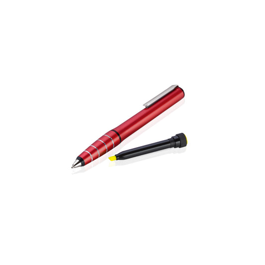 2 in 1 Kugelschreiber mit Textmarker