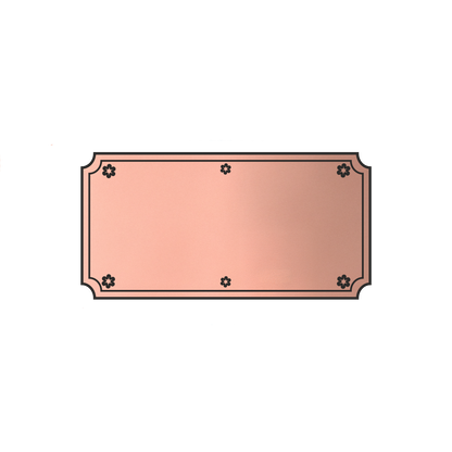 LaserAcryl Türschild Typ A mit Gravur; verschiedene Größen