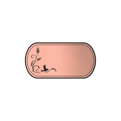 LaserAcryl Türschild Typ B mit Gravur; verschiedene Größen