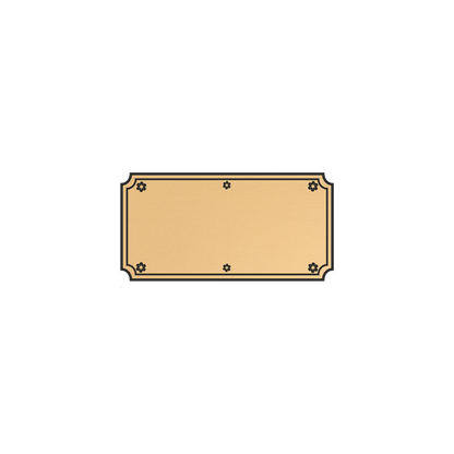 LaserAcryl Türschild Typ A mit Gravur; verschiedene Größen