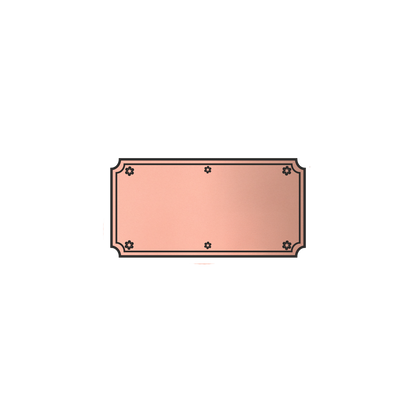 LaserAcryl Türschild Typ A mit Gravur; verschiedene Größen