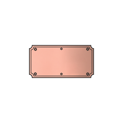 LaserAcryl Türschild Typ A mit Gravur; verschiedene Größen