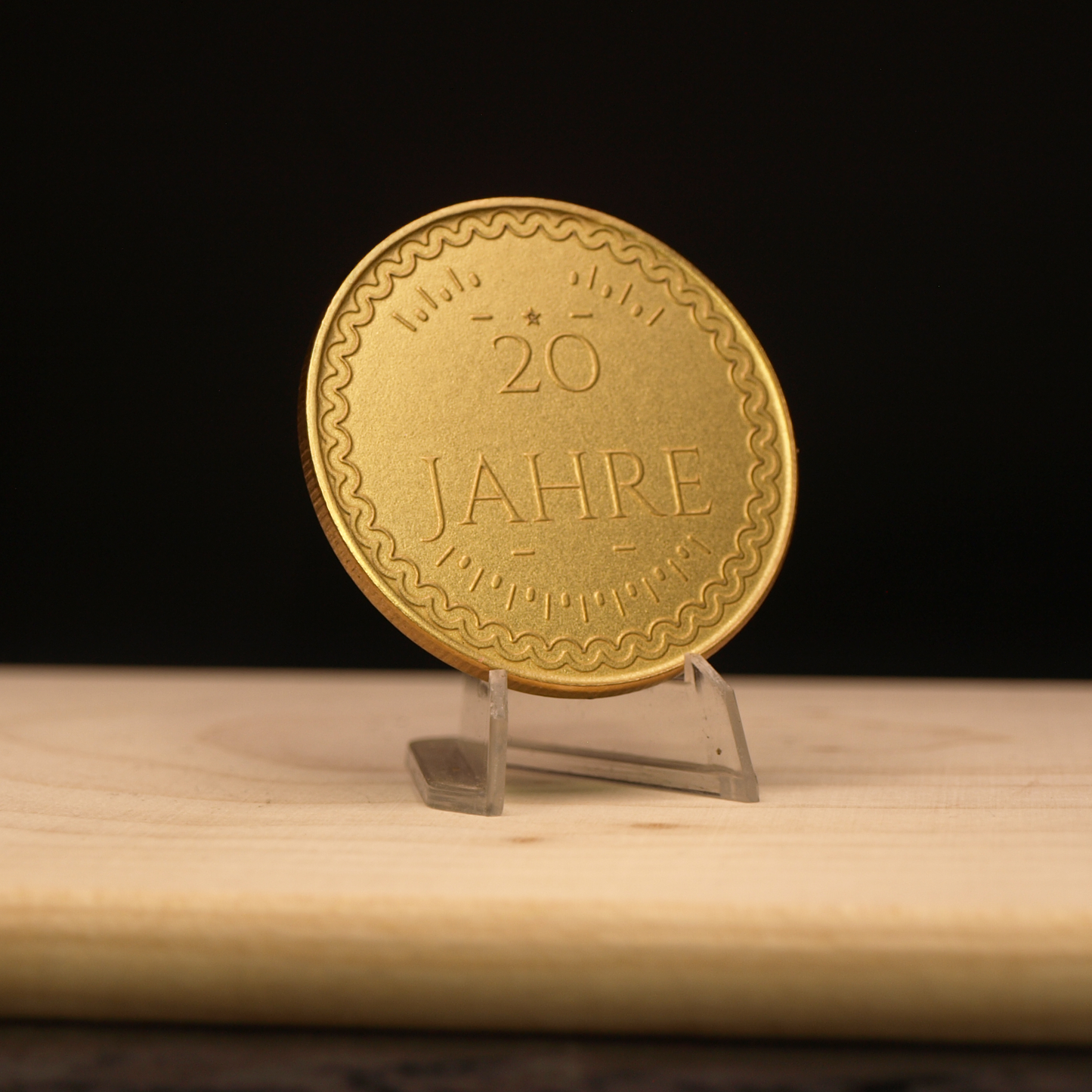 Messingmünze mit Tiefengravur Münzvorlagen