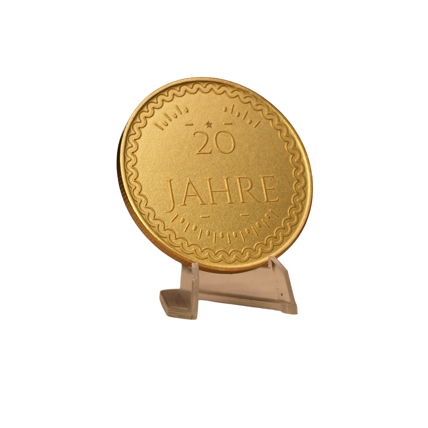 Messingmünze mit Tiefengravur Münzvorlagen