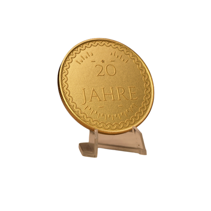 Messingmünze mit Tiefengravur Münzvorlagen