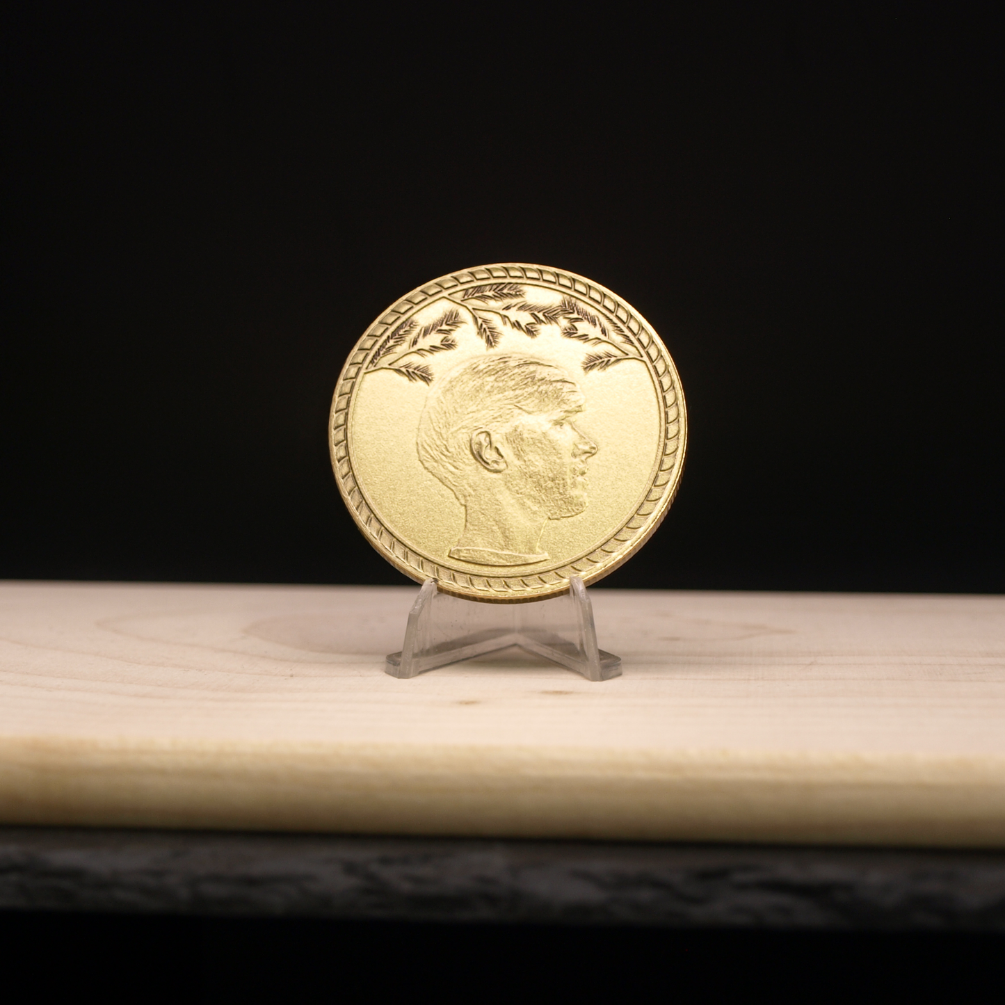 Messingmünze mit Tiefengravur Münzvorlagen