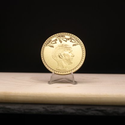 Messingmünze mit Tiefengravur Münzvorlagen