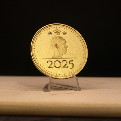 Messingmünze mit Tiefengravur Münzvorlagen