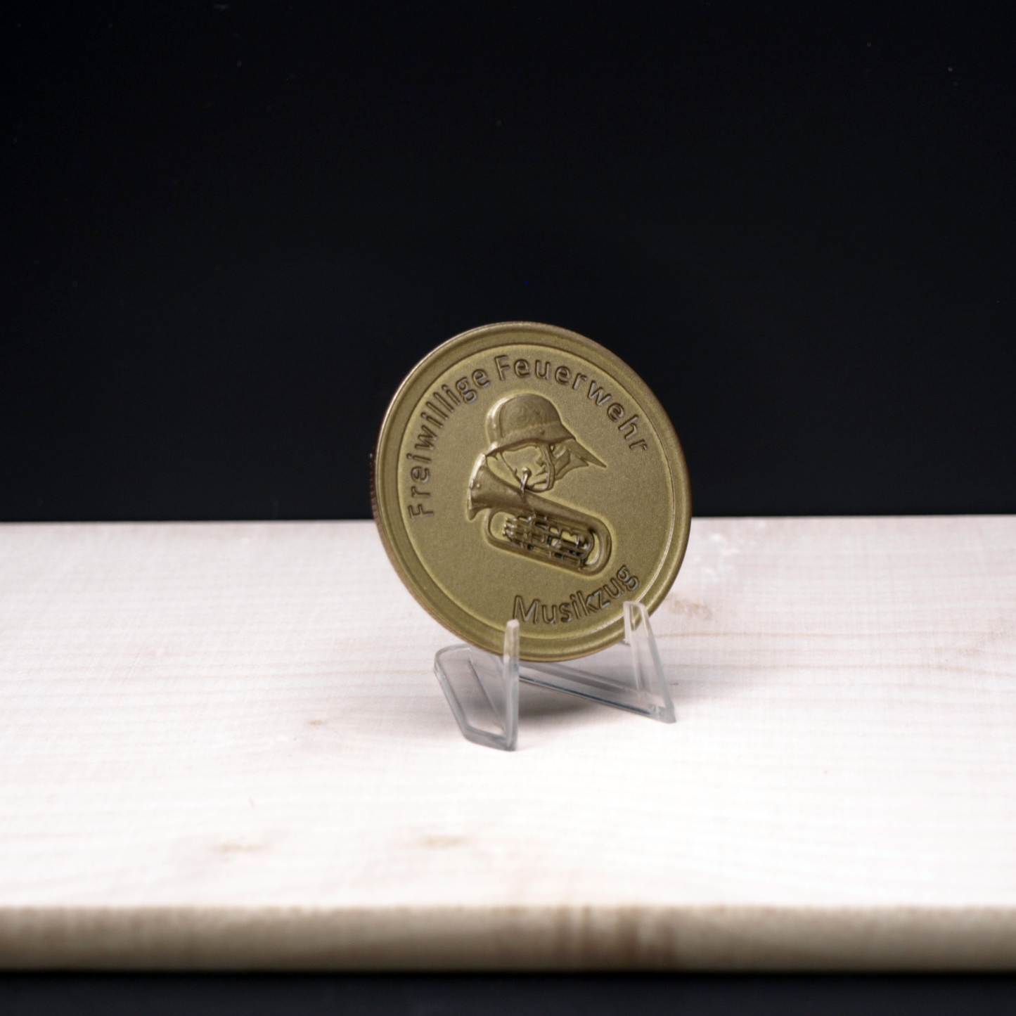 Münze mit Fototiefengravur