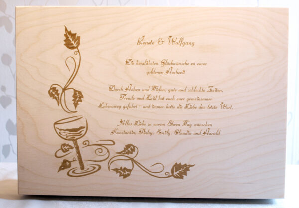 017 Geschenkset Holzkiste L’Amour Gläser Goldtraum Gravur 02